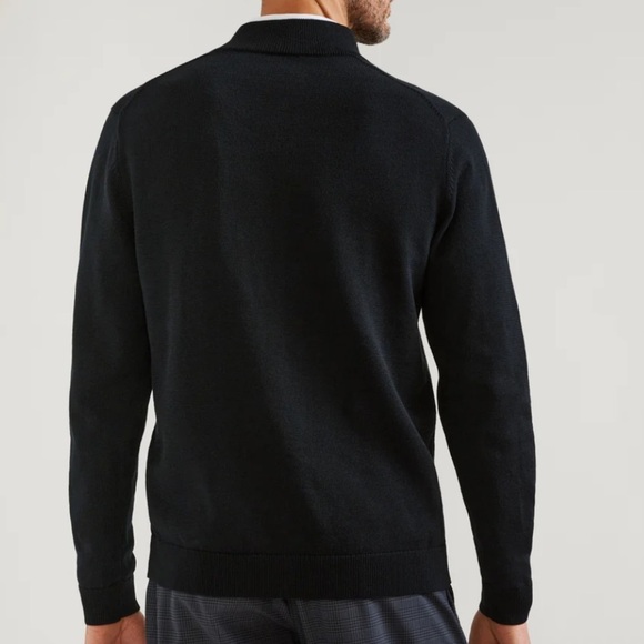 Rhone Commuter 1/4 Zip Sweater Insulating Knit Mid-Layer Black XXL - Picture 2 of 10